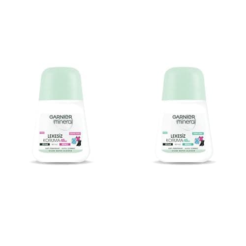 Garnier Mineral Lekesiz Koruma Roll-On Deodorant + Garnier Mineral Lekesiz Koruma Ferah Koku Roll-On Deodorant