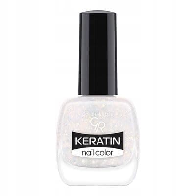 Golden Rose Keratin Nail Color Glitter No: 405 - Keratin İçerikli Güçlendirici Parlak Oje