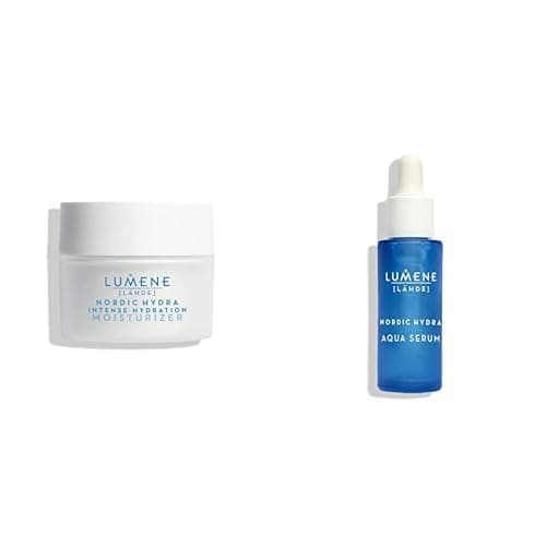 Lumene Intense Hydration 24H Yoğun Nem Kremi (50 ml) x Lumene Arctic Dew Quenching Aqua Kutup Kaynak Suyu İçeren Nem Serumu (30 ml)