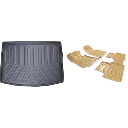 Rizline Audi Q7 Bej Paspas ve 3D Bagaj Havuzu Seti (2006-2015)