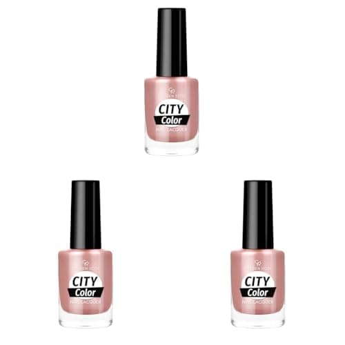 Golden Rose City Color Nail Lacquer Oje (No: 18) 3lü paket