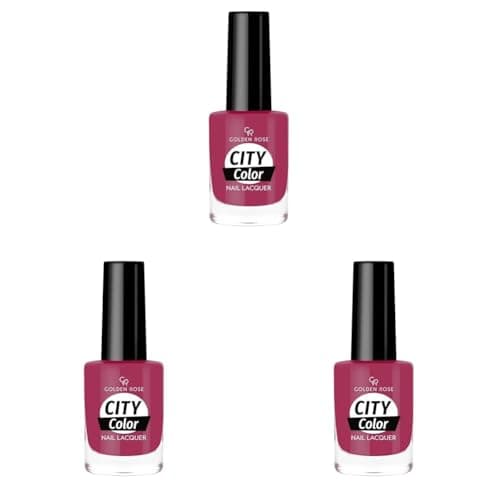 Golden Rose City Color Nail Lacquer Oje (No: 30) 3lü paket
