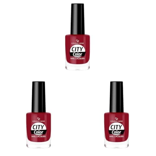 Golden Rose City Color Nail Lacquer Oje (No: 44) 3lü paket