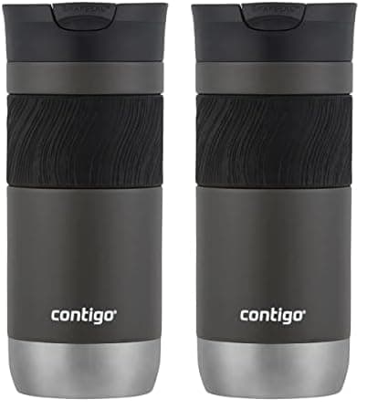 Contigo Byron Pro Snapseal Termos Bardak 470 mL Antrasit 2li paket