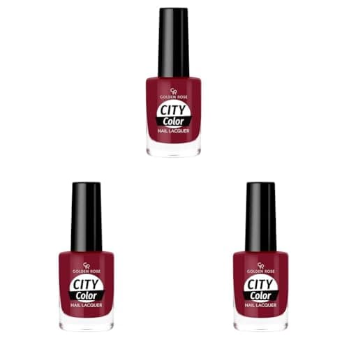 Golden Rose City Color Nail Lacquer Oje (No: 46) 3lü paket