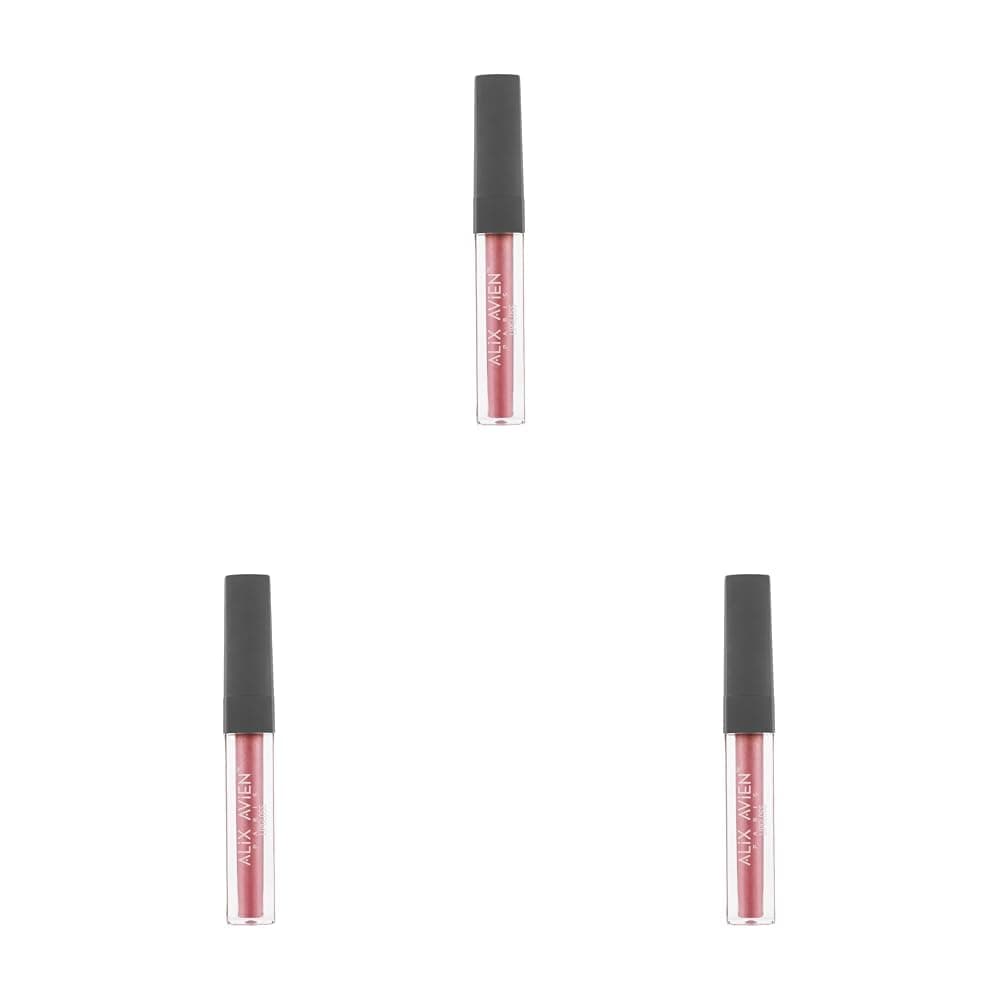 ALIX AVIEN Uzun Süre Kalıcı Yapışkan His Bırakmayan Nemlendirici Dudak Parlatıcısı - Lipgloss 09 Softly Pink (3 paketi)
