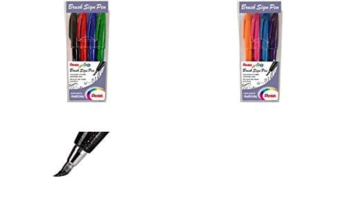 Pentel Sing Pen Brush - 4'lü Blister (A-B-C-D)