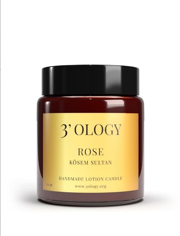 3'OLOGY Rose Kösem Sultan ve Lavender Hürrem Sultan Özel Koleksiyon Mum, 250gr