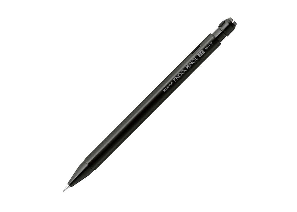 Zebra Knock Mechanical Pencil • 0,5 mm • Siyah [M-1700]