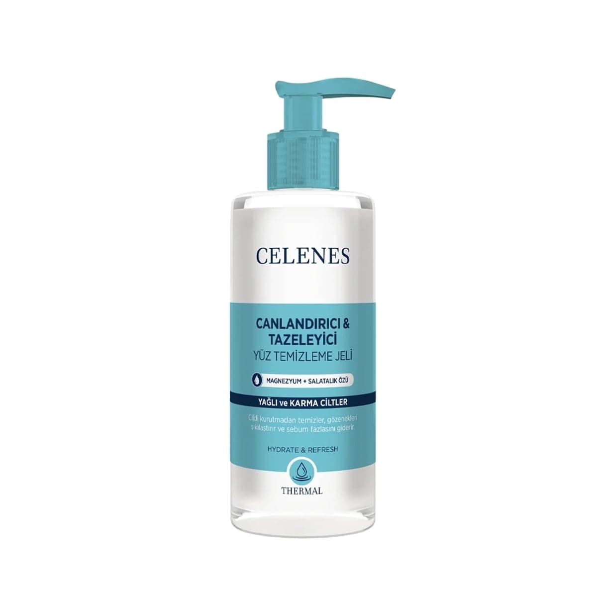 Celenes By Sweden Thermal Yüz Yıkama Jeli Yağlı ve Karma Ciltler (250 ml)