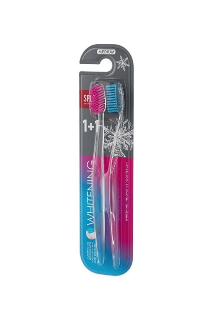 Splat 2'li WHITENING Medium diş fırçası x2