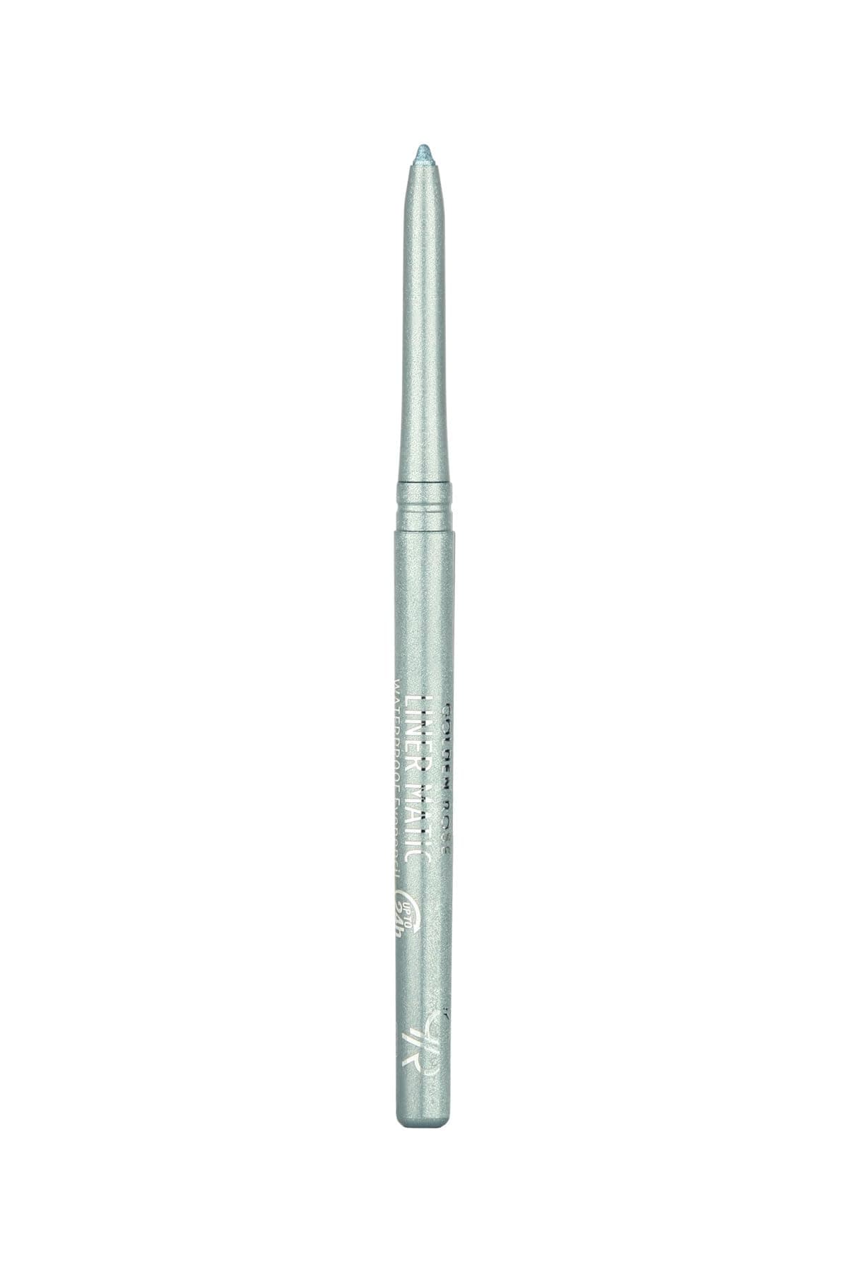 GOLDEN ROSE Liner Matic Waterproof Eyepencil - Suya Dayanıklı Göz Kalemi No:208 Shimmering Aqua