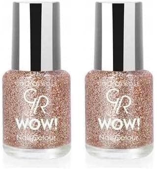Golden Rose Wow Nail Color Glitter No:205 - Oje 2li paket