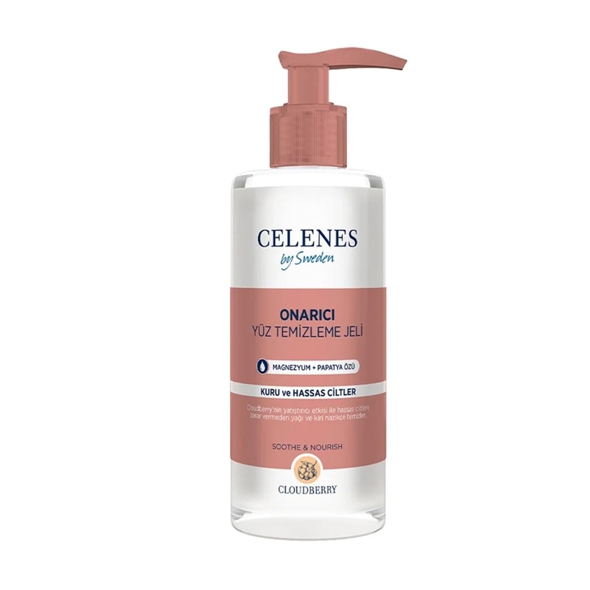 Celenes Cloudberry Köpüren Yüz Yıkama Jeli Kuru Ve Hassas Ciltler (250 ml)