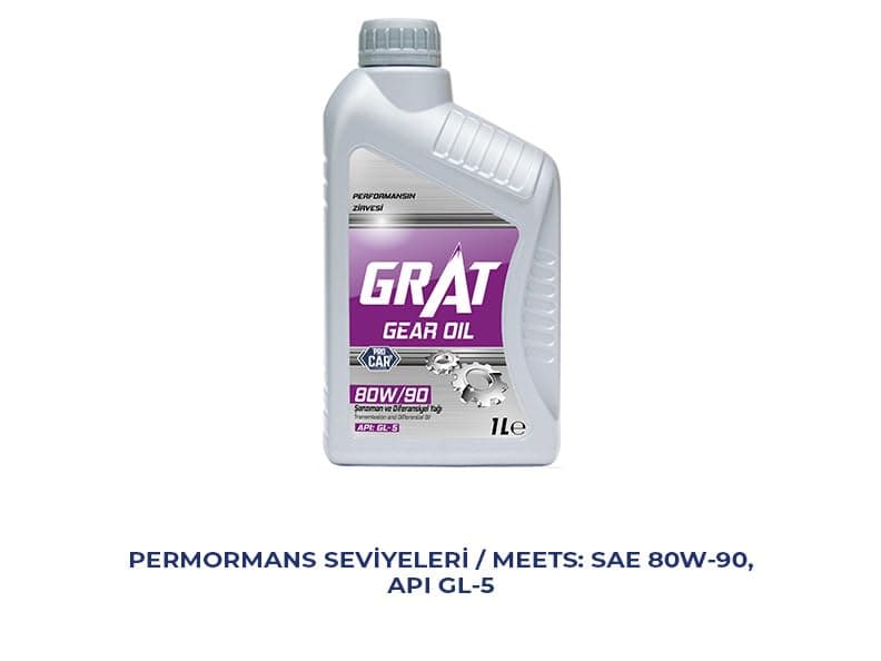 Grat Şanzıman Yağı 80-90 1 Litre Api Gl-5