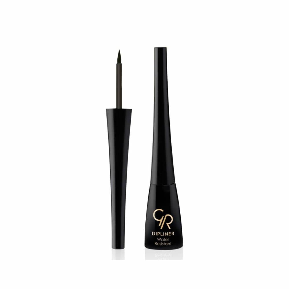 Golden Rose Dipliner - Black - Kolay Uygulanan Derin Siyah Likit Dipliner Eyeliner