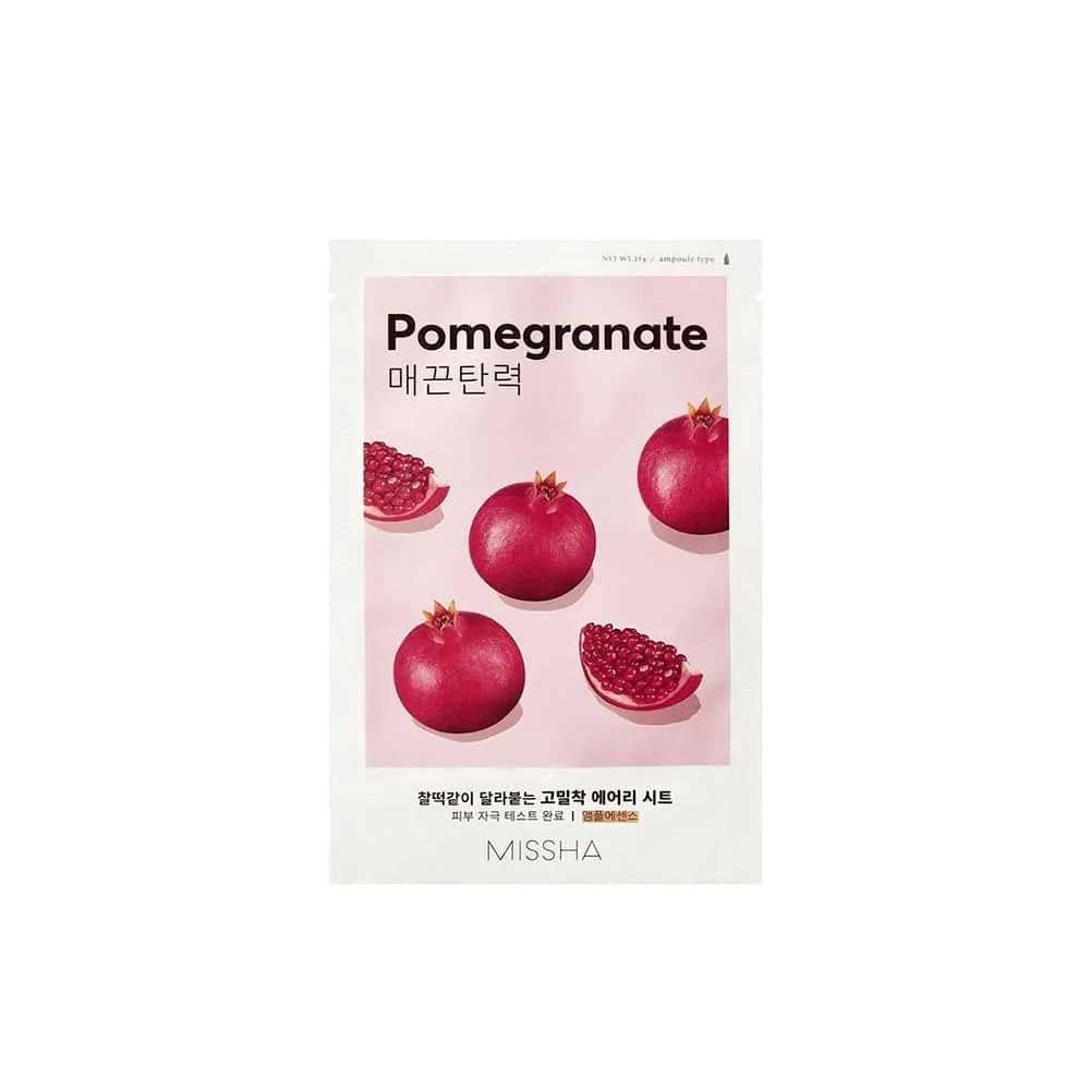 MISSHA Nar Özlü Yaşlanma Karşıtı Bakım Sunan Yaprak Maske (1ad) Airy Fit Sheet Mask Pomegranate