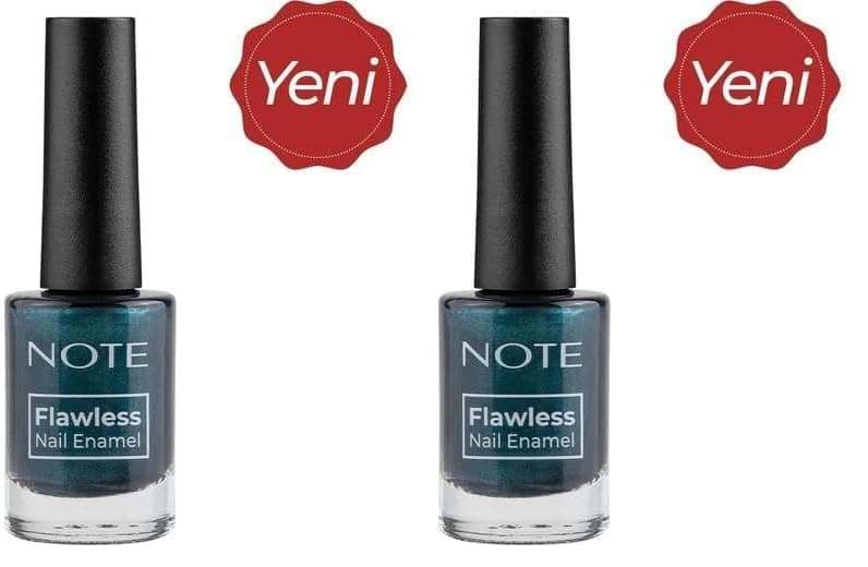 Note Nail Flawless Oje 114 Oil Green, Mavi (2 paketi)