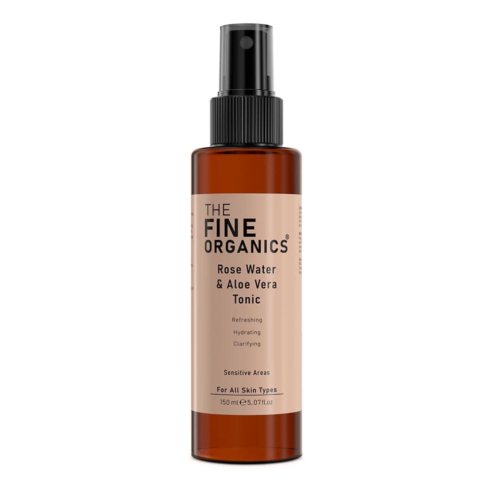THE FINE ORGANICS Gül Suyu & Aloe Vera Özlü Gözenek Sıkılaştırıcı Ve Arındırıcı Tonik 150ml