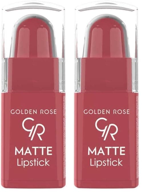 Golden Rose Matte Lipstick (Mini) No:12 - Ruj 2li paket