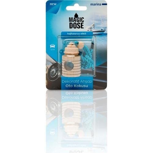 Autokit Magic Dose Dekoratif Kokulu Ahşap Ayna Süsü Marina