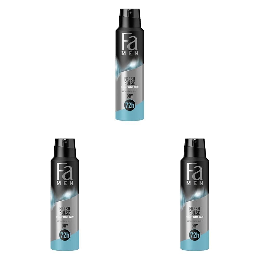 Fa Men Fresh Pulse Bergamot Canlılığı Deosprey 150 ml 3lü paket