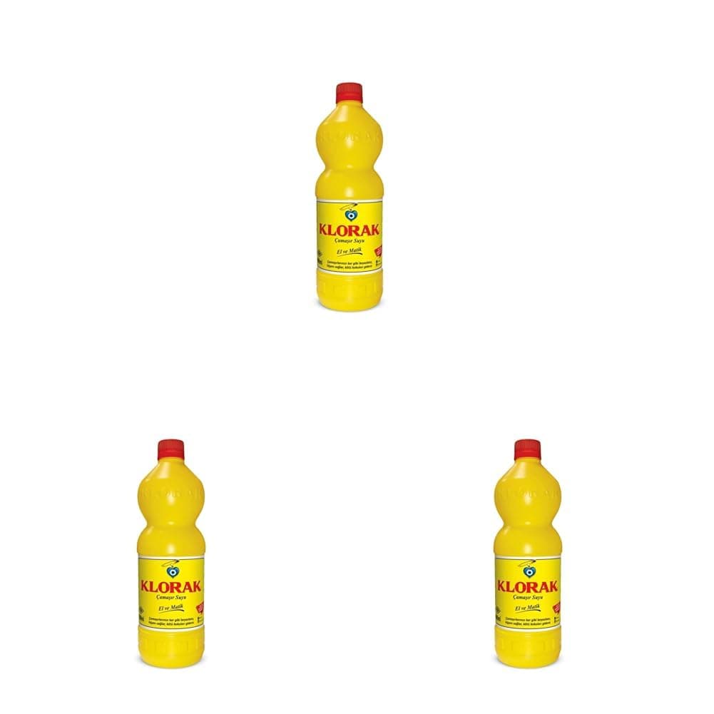 Klorak Çamaşır Suyu 940 ml 3lü paket
