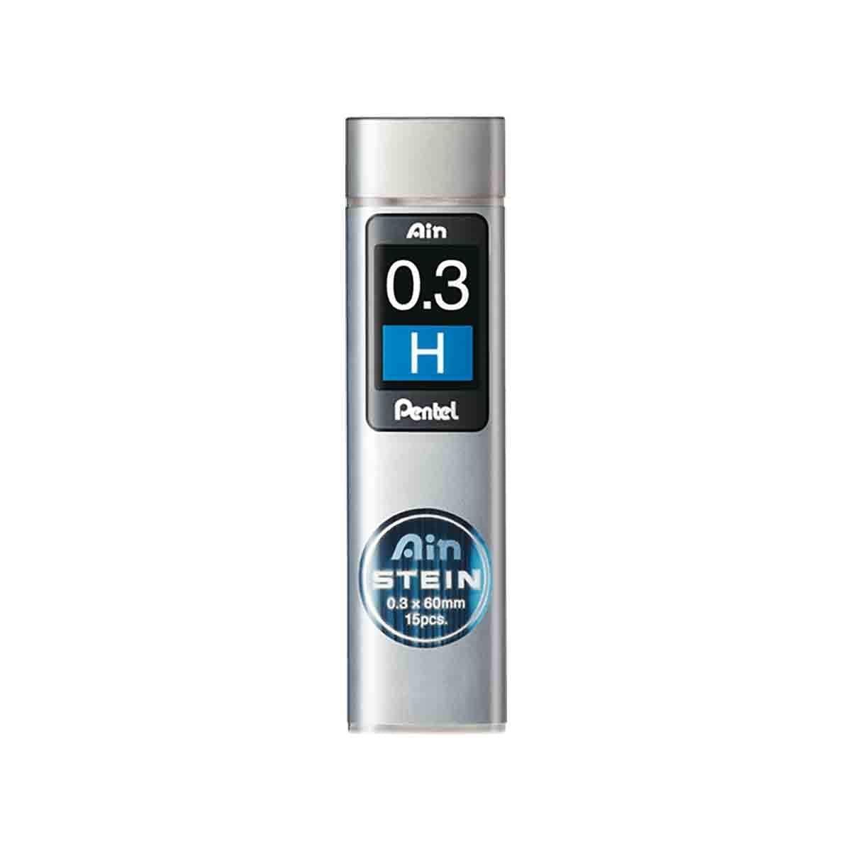 Pentel Mekanik Kurşun Kalem Ucu, 15 Adet, 0.3 mm, H