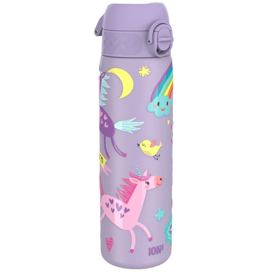 Ion8 - İnce Su Termosu - Mor Unicorn - 500 ml - Sızdırmaz
