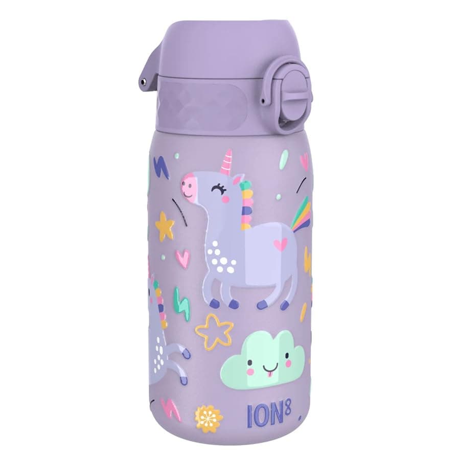 Ion8 - Çocuk Su Termosu - Mor Unicorn - 320 ml - Sızdırmaz