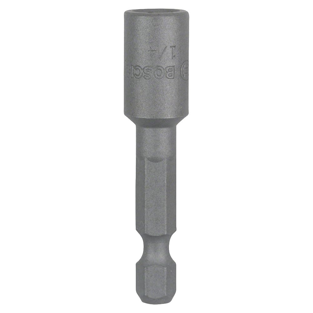 Bosch Professional Steckschlüssel für Sechskantschrauben (Schlüsselweite: 1/4", Länge: 50 mm)
