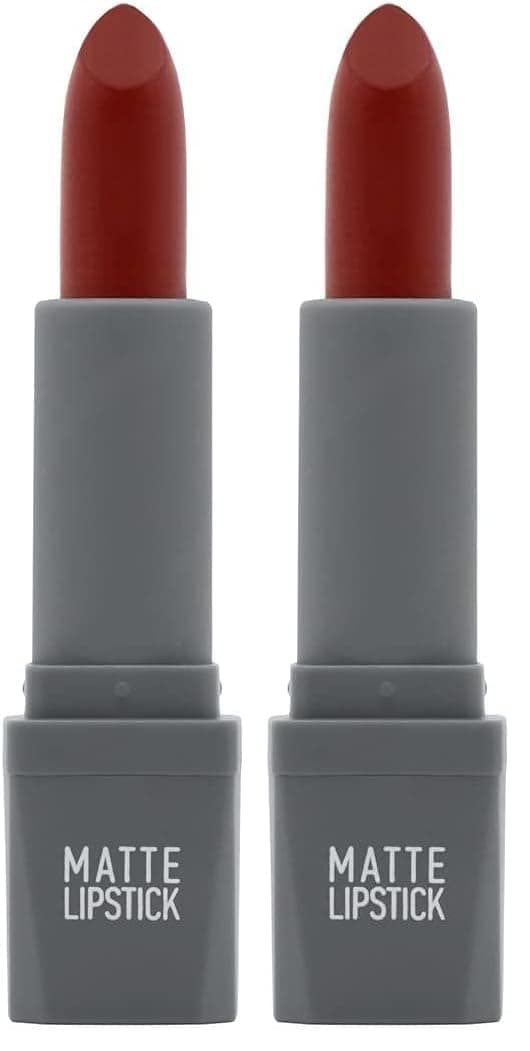 ALIX AVIEN Yoğun Renk Veren Uzun Süre Kalıcı Nemlendirici Kadifemsi Mat Ruj - Matte Lipstick 411 Spicy Terracot (2 paketi)