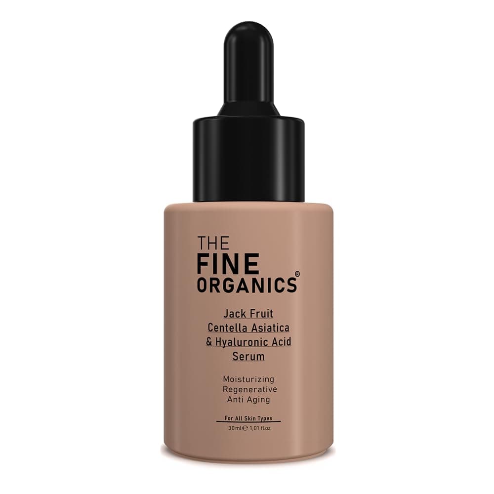 THE FINE ORGANICS Centella Asiatica Hyaluronic Acid Serum Onarıcı Yatıştırıcı ve Nemlendirici Jak Meyvesi Özlü 30 ml