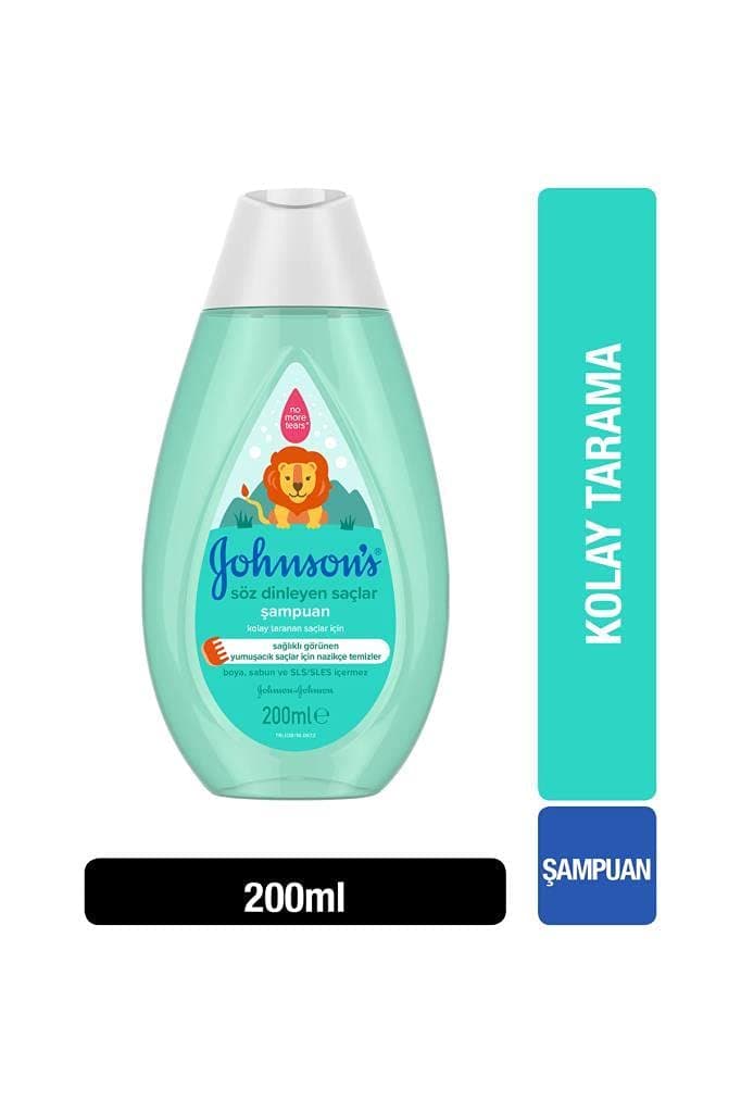 Johnson's Baby Söz Dinleyen Saçlar Serisi Kremli Şampuan, 200 ml