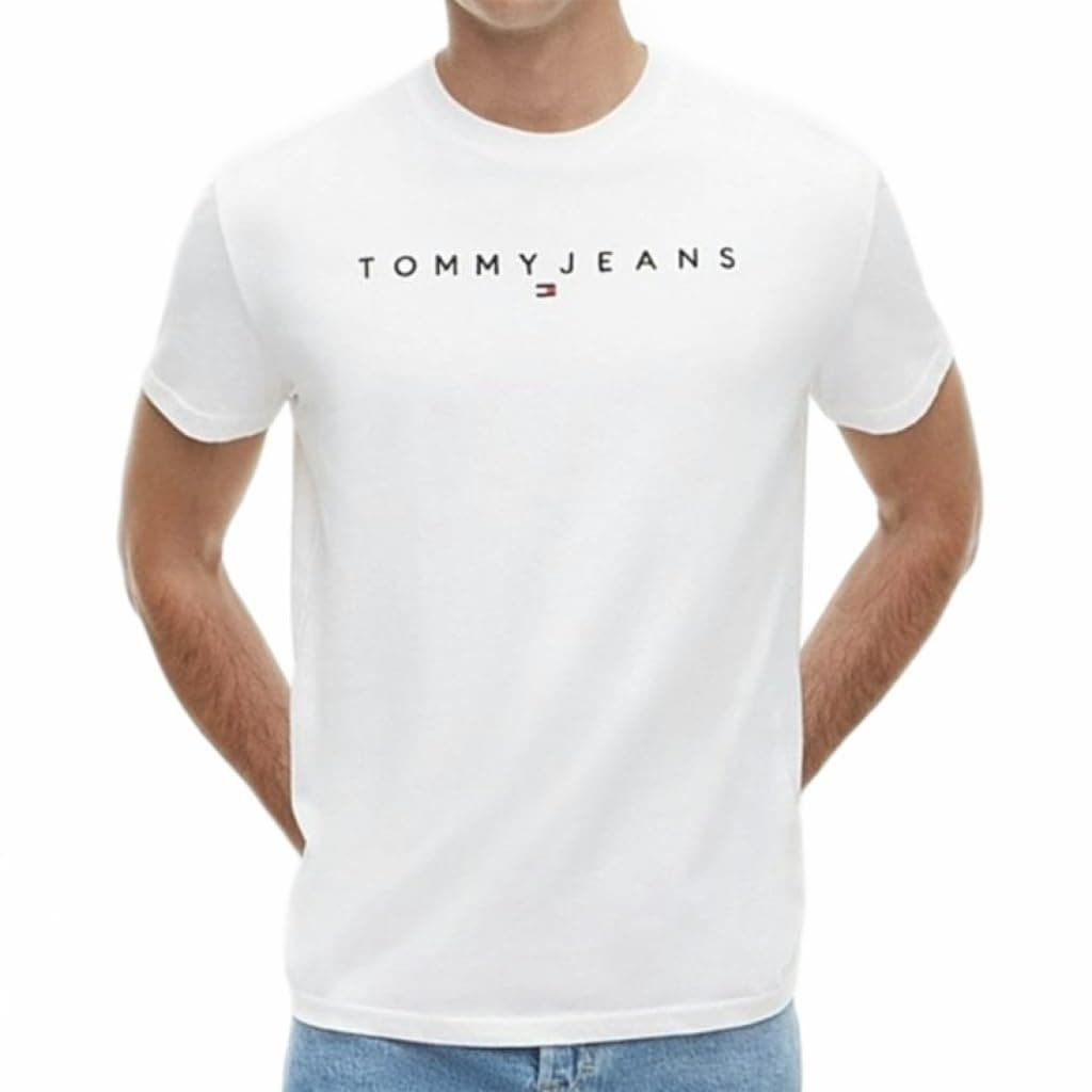 Tommy Jeans TJM REG LINEAR LOGO TEE EXT Tişört Erkek