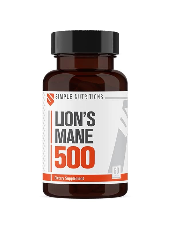 Simple Nutritions Lion’s Mane 500 | Aslan Yelesi Mantarı Ekstresi İçeren Takviye Edici Gıda I 60 Kapsül