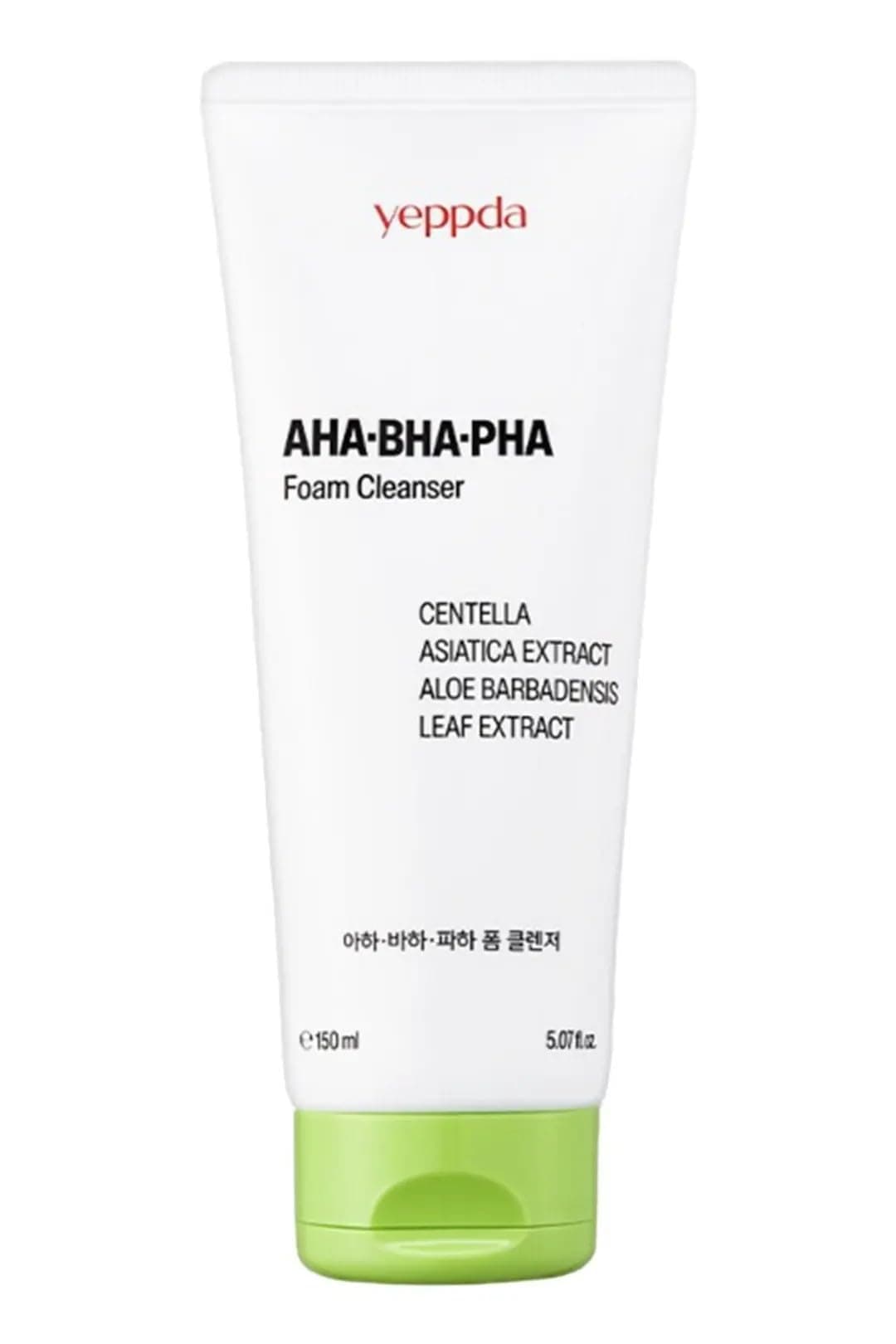 Hafif Asidik Akneli Ciltler İçin Yüz Temizleme Köpüğü Yeppda AHA BHA PHA Foam Cleanser 150 ml