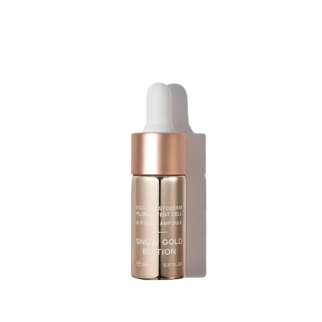 Ovaco EGG B.P Cell Ampul Snow Gold Edition, Yumurta Kök Hücreli Yaşlanma Karşıtı Yoğun Serum, 11ml x 5 Ampul, Cilt Sıkılaştırıcı, Yaşlanmayı Tersine Çeviren ve Yenileyici Serum