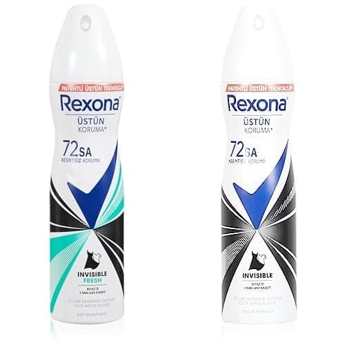 Rexona Kadın Deodorant Seti (Invisible Fresh + Invisible Beyaz, 2x150ml)