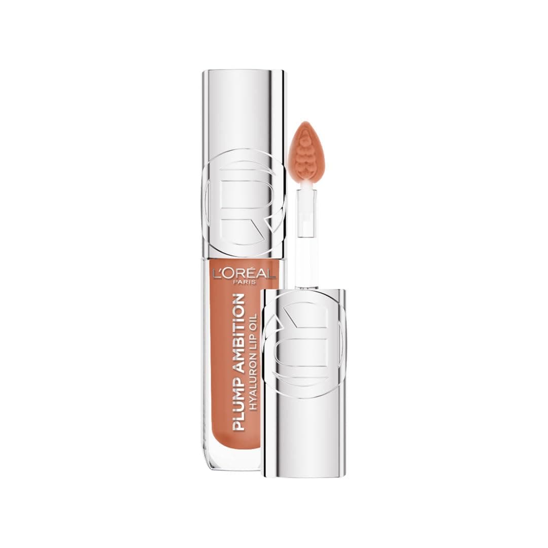L'Oreal Paris Plump Ambition Hyaluron Lip Oil Besleyici ve Nemlendirici Dudak Parlatıcısı - 641 Latte Glace