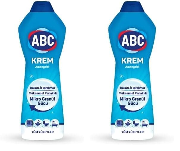 ABC Yeni Nesil Krem Amonyaklı 750 ML (2 paketi)
