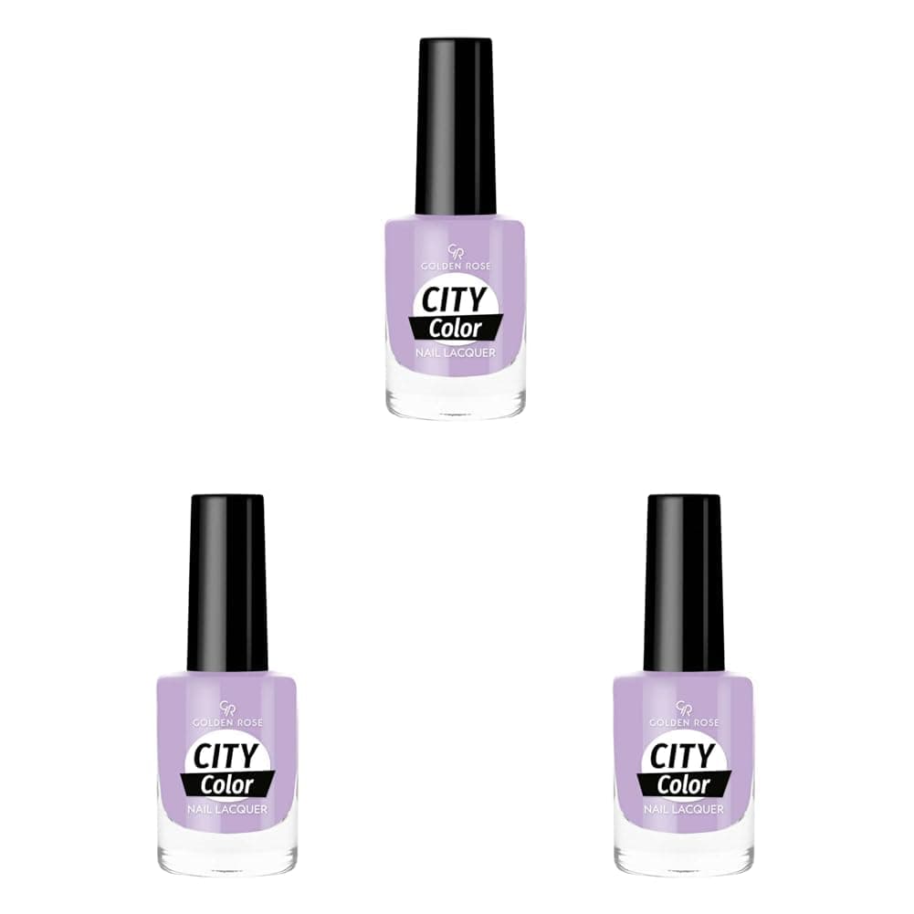 Golden Rose City Color Nail Lacquer No:124 - Oje 3lü paket