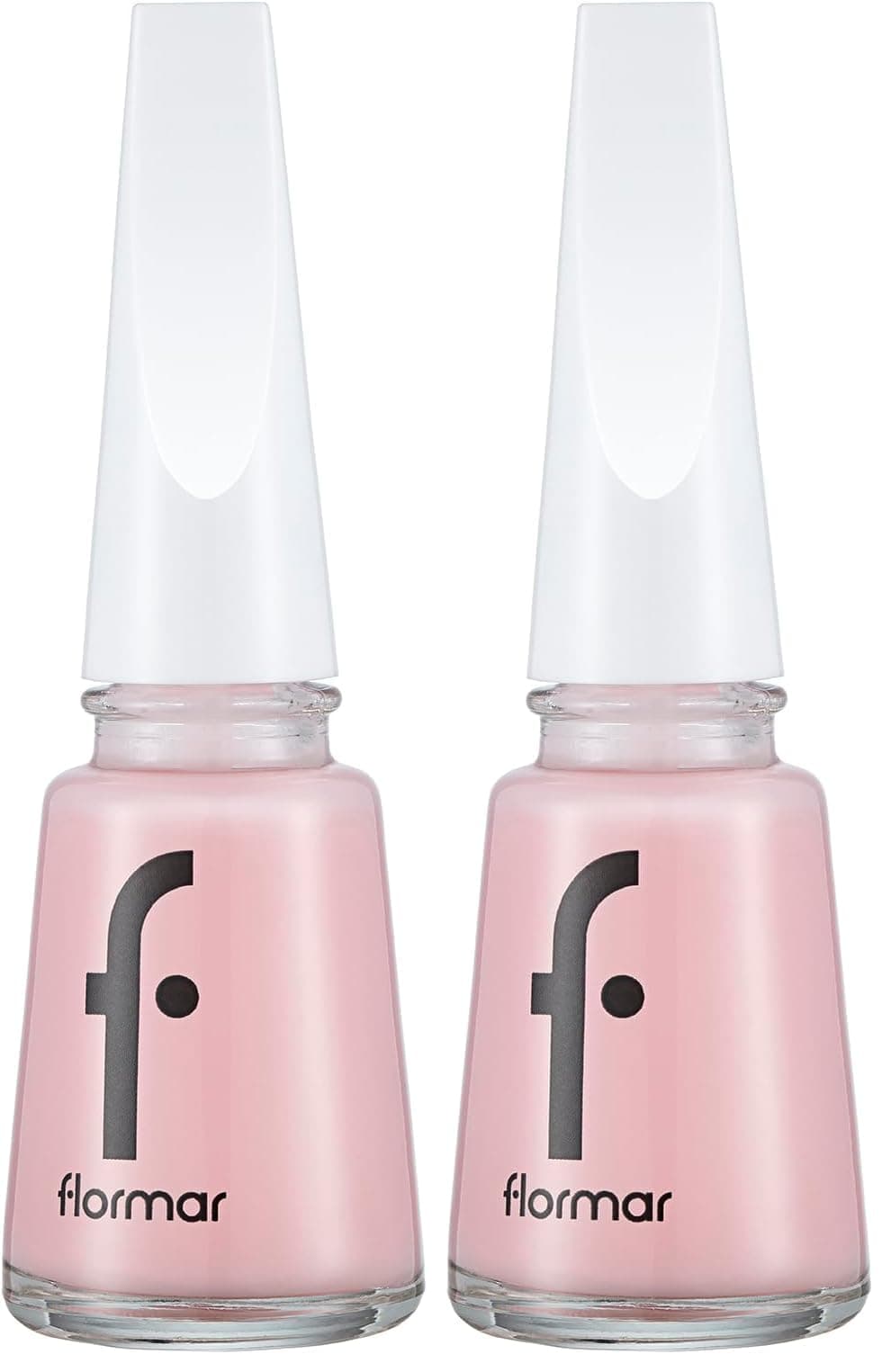 Flormar Klasik Parlak Bitişli Yüksek Pigmentli Oje Nail Enamel 077 Light Pink New (2 paketi)