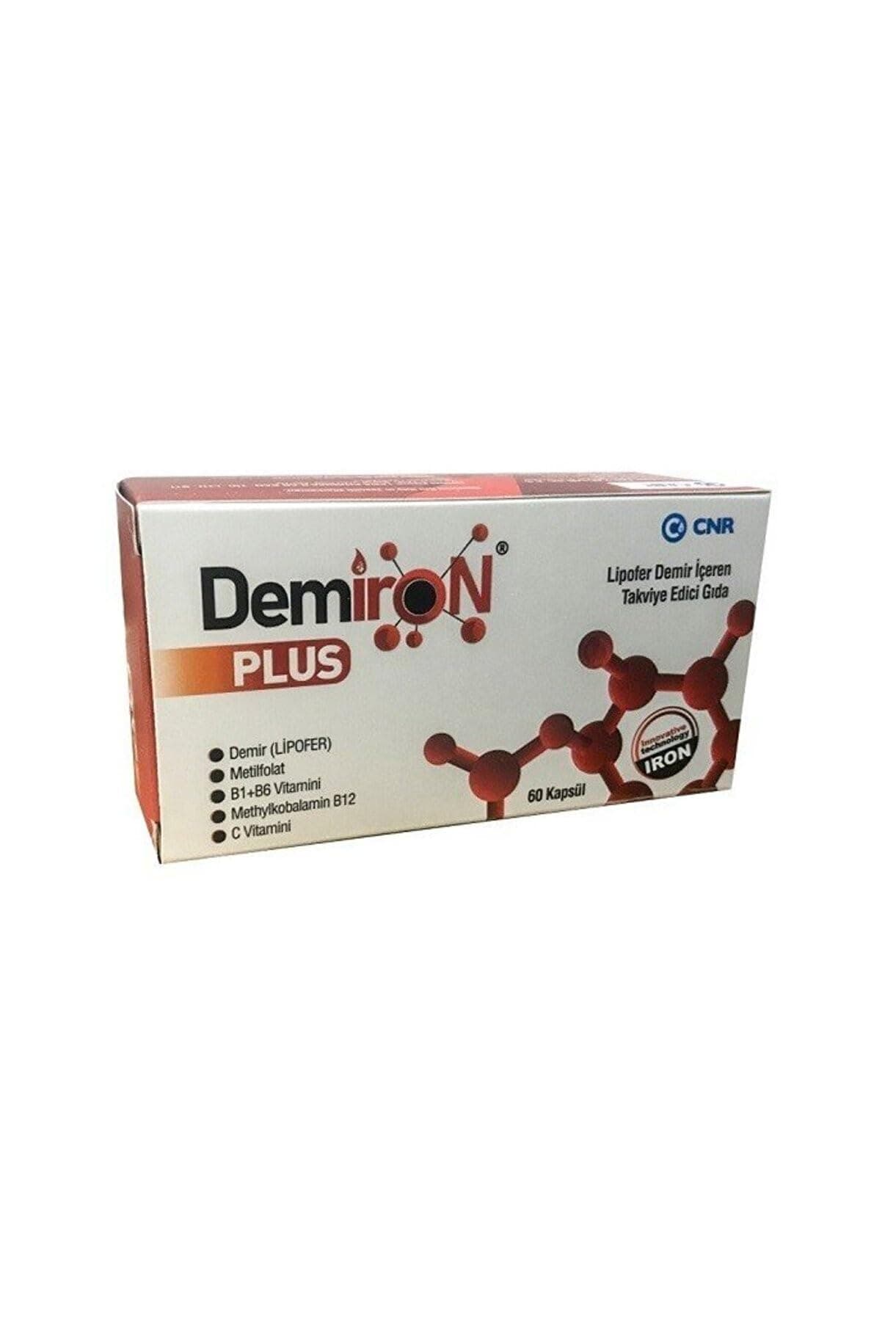CNR Demiron Plus, 60 Kapsül, Takviye Edici Gıda