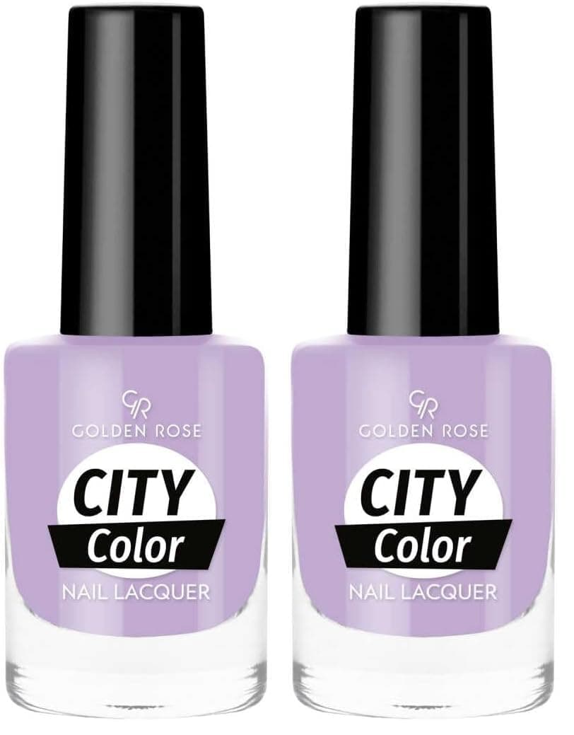 Golden Rose City Color Nail Lacquer No:124 - Oje (2 paketi)