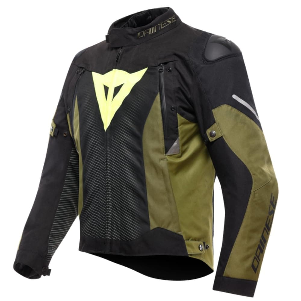 Dainese Super Sprint Black Green Fluo Yellow D-Dry Mont-58