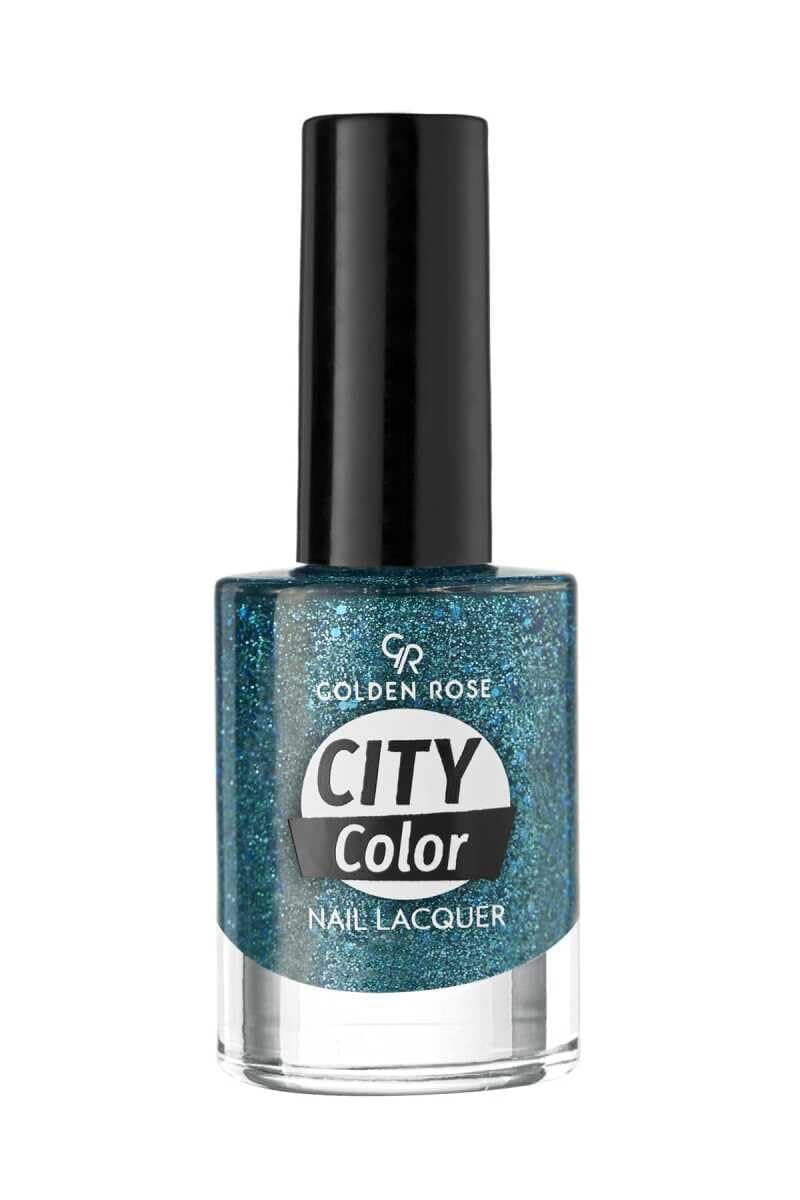 Golden Rose City Color Nail Lacquer Glitter No:109 - Oje