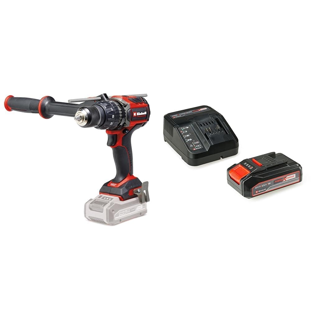 Einhell TP-CD 18/120 Li-i BL - Solo, Akülü Darbeli Vidalama ve Einhell 18V 2,5 Ah PXC Starter Kit (Başlangıç Seti)