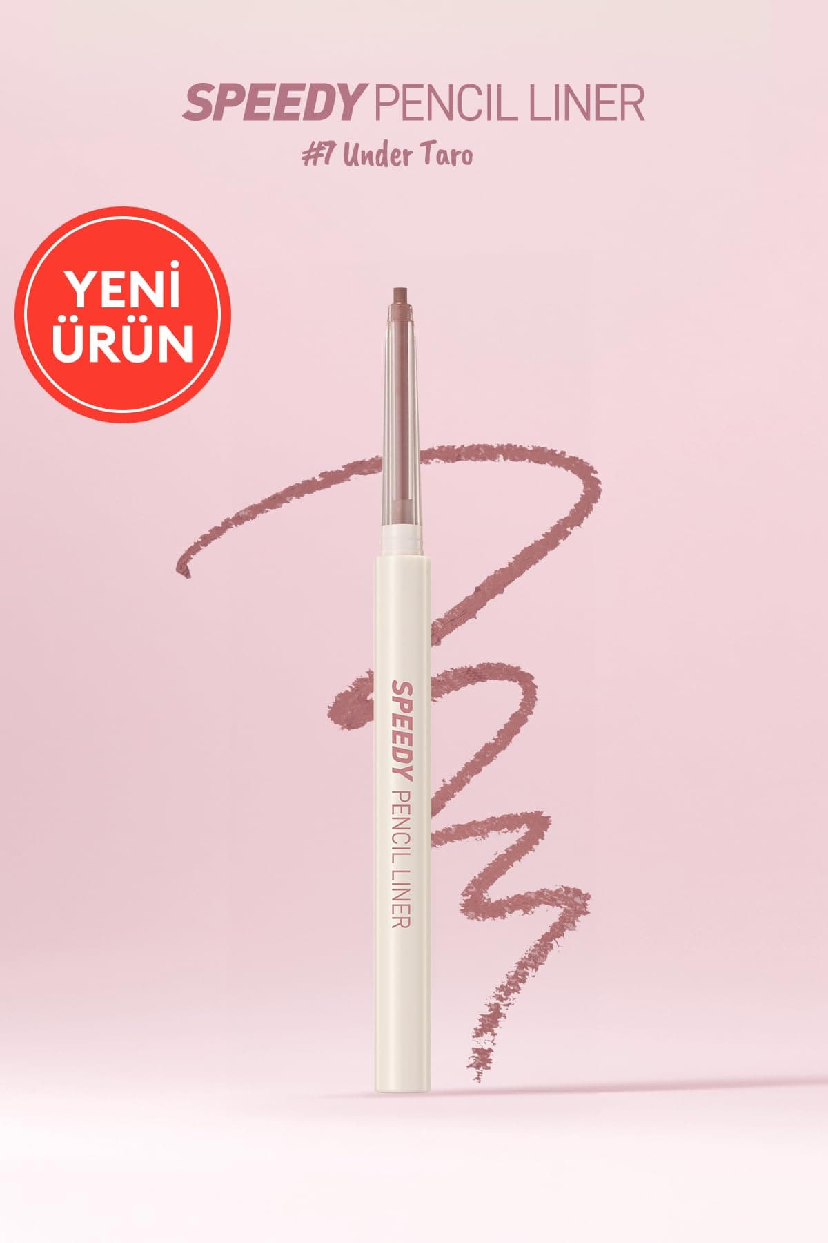 Peripera Suya Dayanıklı, Kolay Kullanım Sunan Göz Kalemi Speedy Pencil Liner (7 Under Taro)