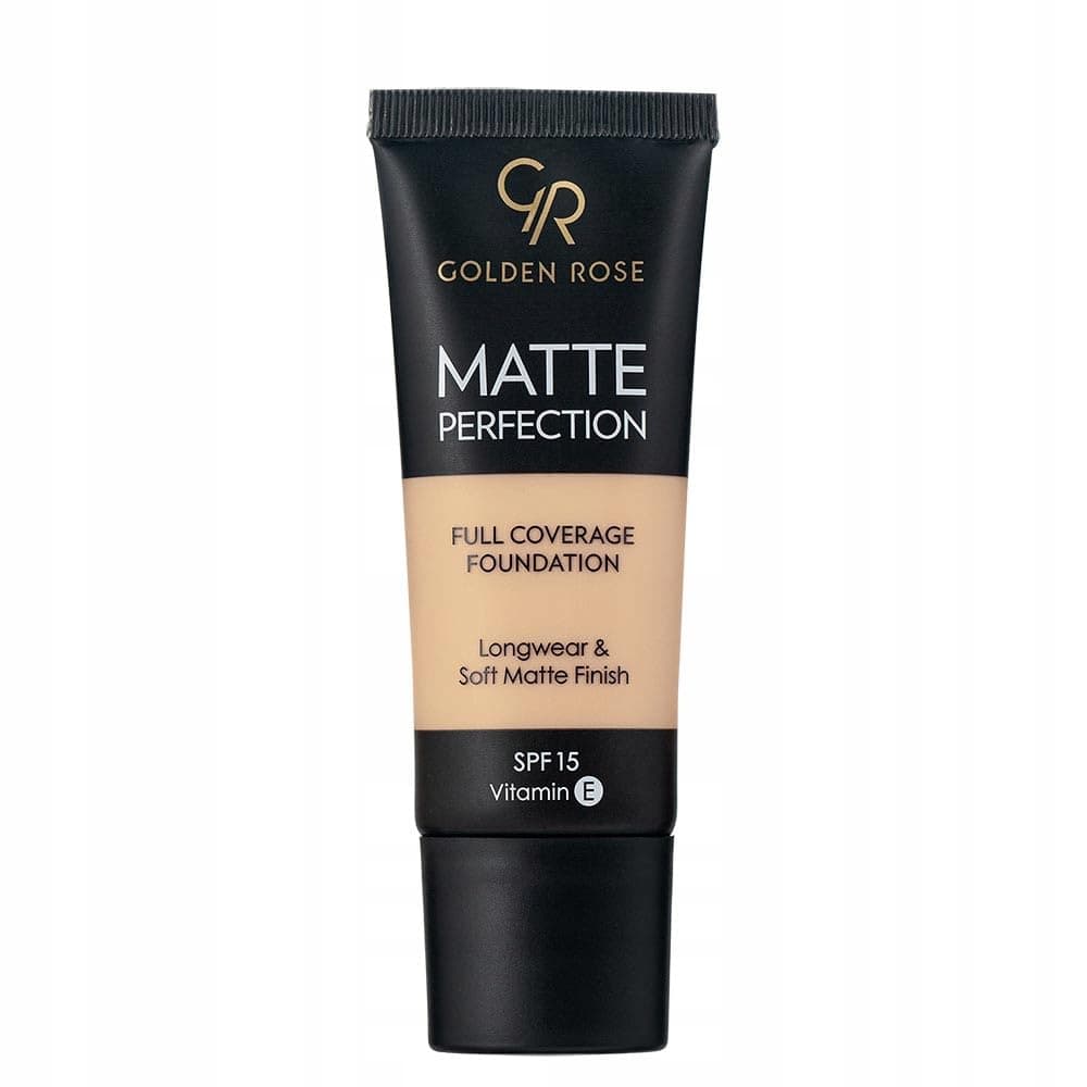 Golden Rose Matte Perfection Foundation - Natural 03 - Yoğun Kapatıcı Mat Fondöten
